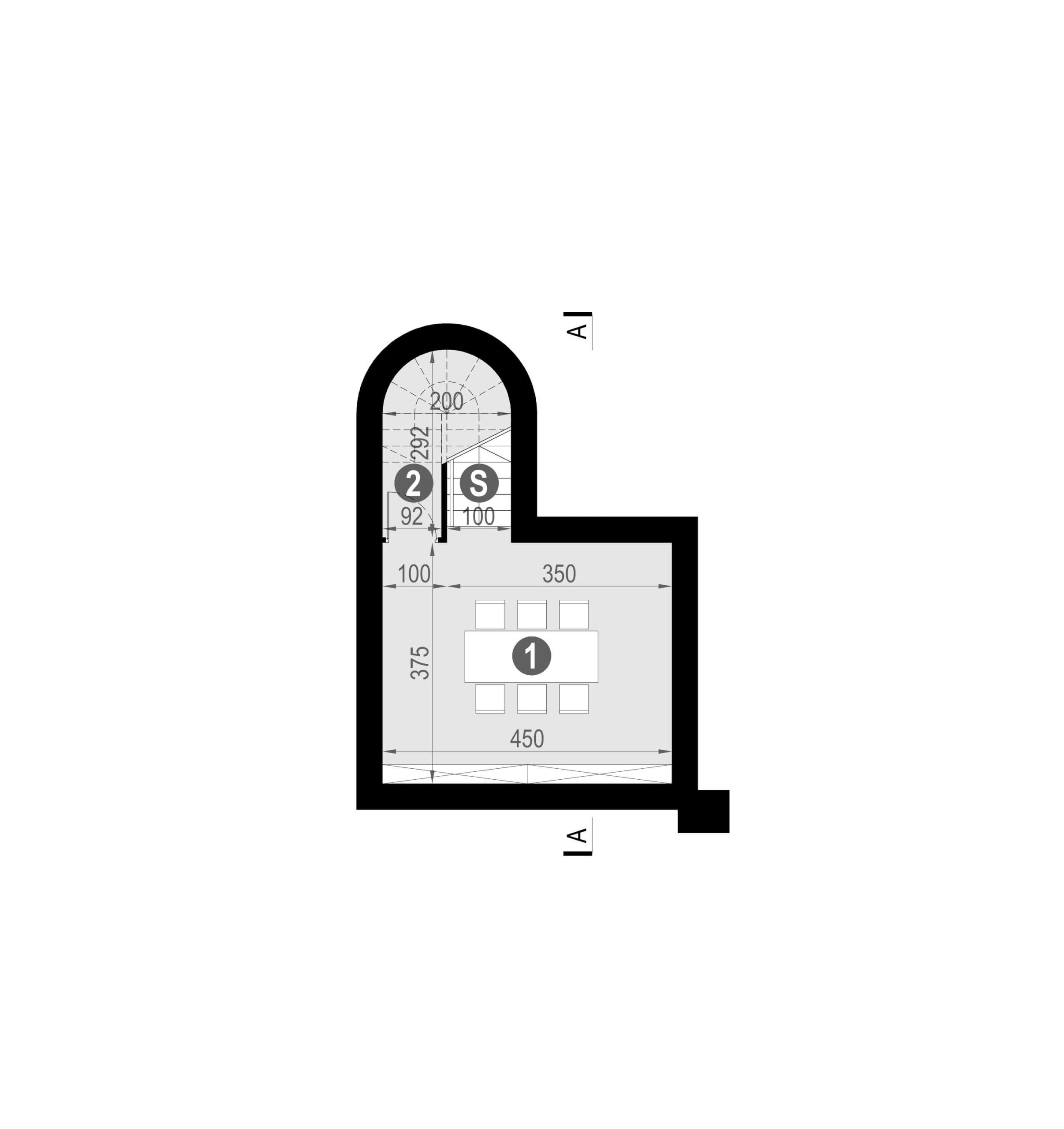 HOMEKONCEPT 112 G2 вариант 03 — План мансарды / чердака