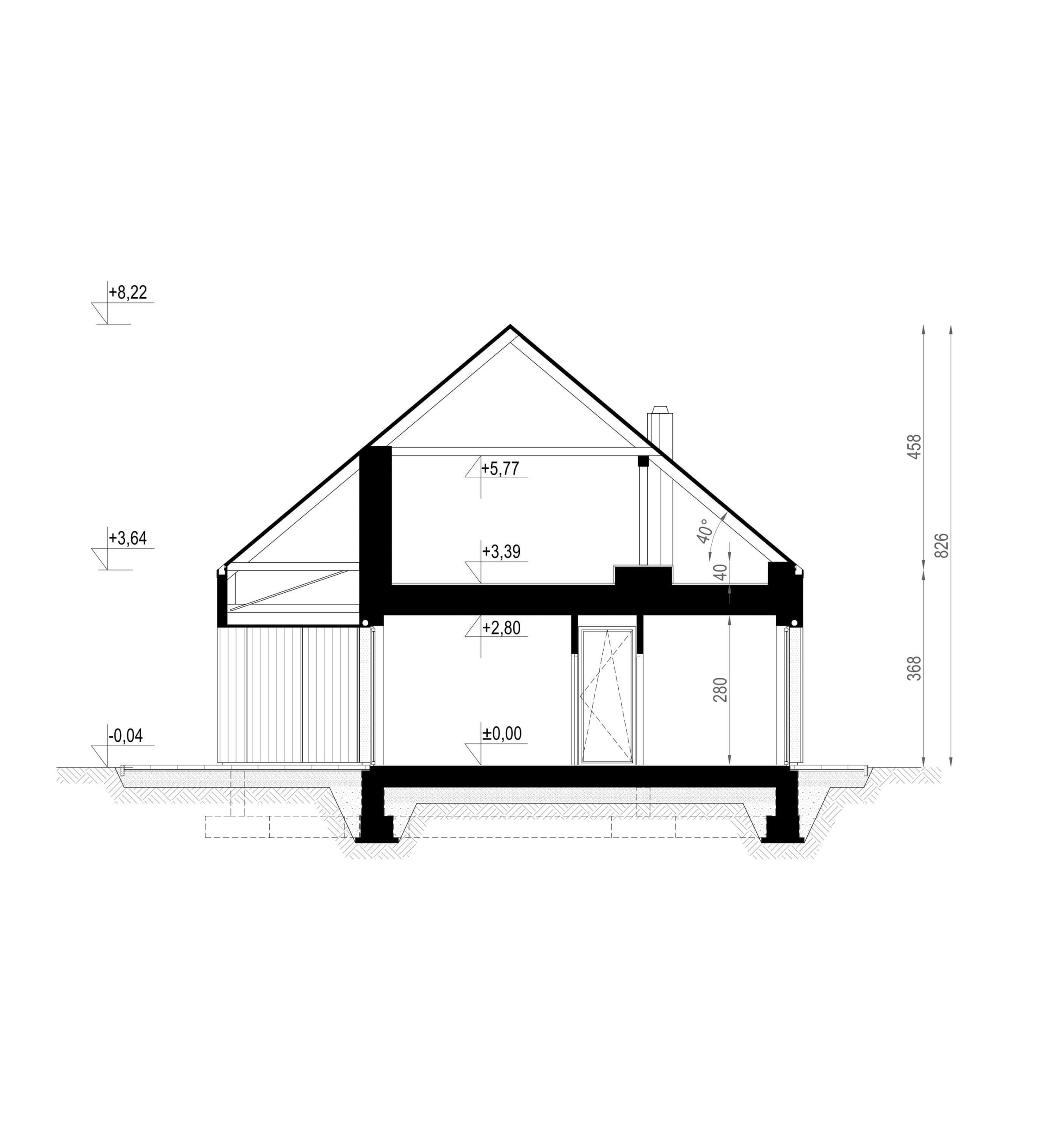 HOMEKONCEPT 120 — Разрез