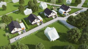 Osiedle domków jenorodzinnych pod Krakowem — архитектурный архив